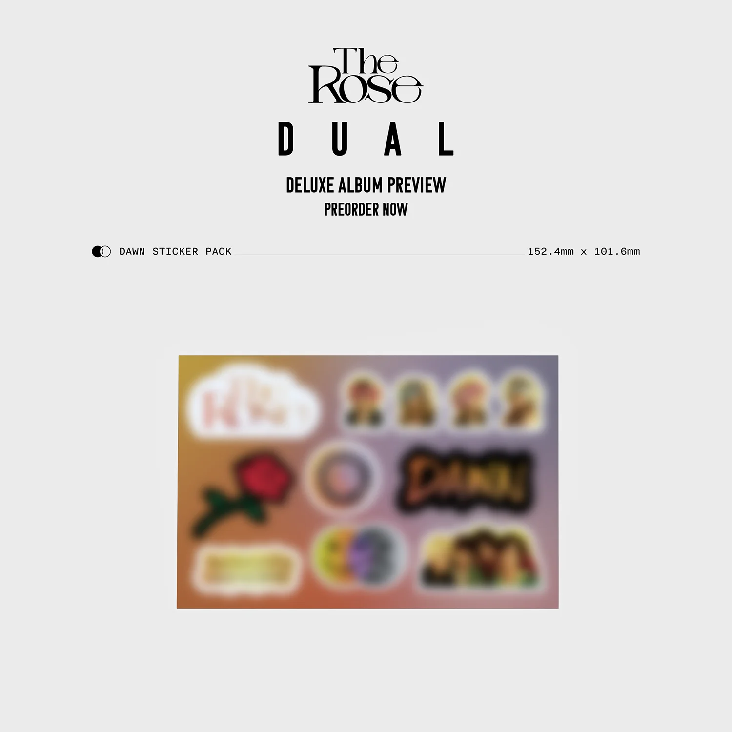 [EU/UK] The Rose 2nd Full Album 'DUAL' Deluxe Box Album (Dawn Ver.) - Image 5
