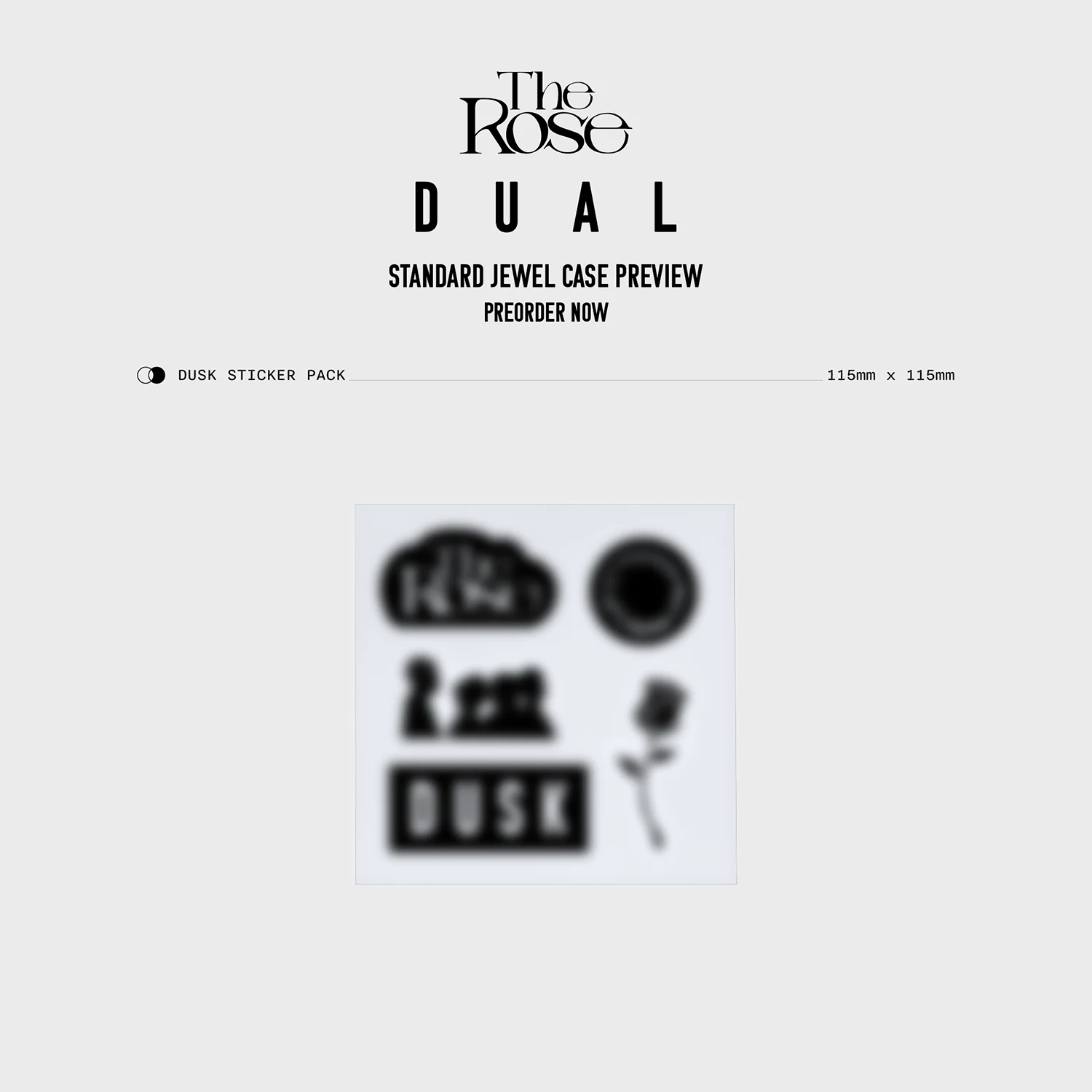 [US/Global] The Rose 2nd Full Album 'DUAL' Jewel Case Album (Dusk Ver.) - Image 4