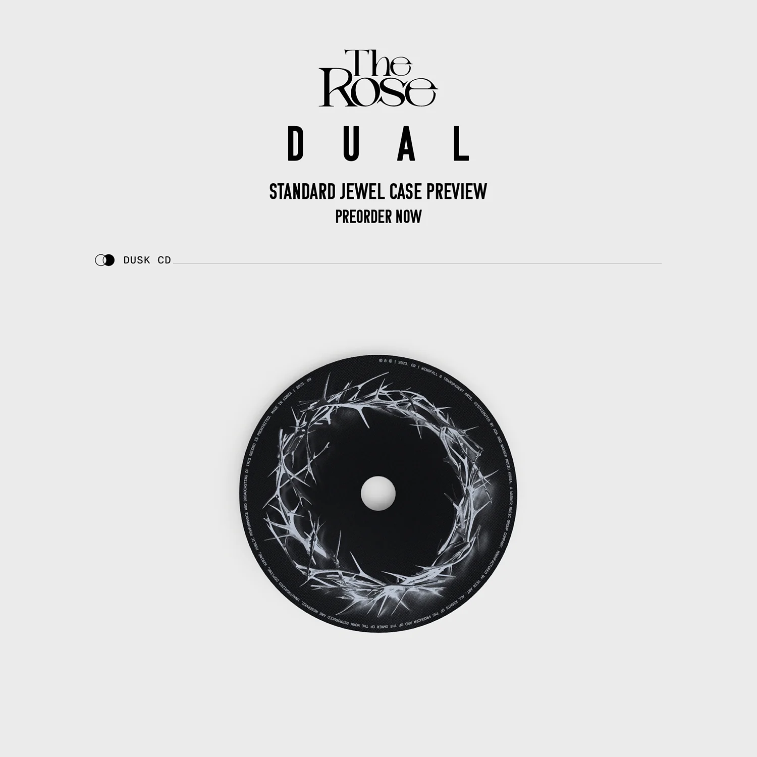 [US/Global] The Rose 2nd Full Album 'DUAL' Jewel Case Album (Dusk Ver.) - Image 5