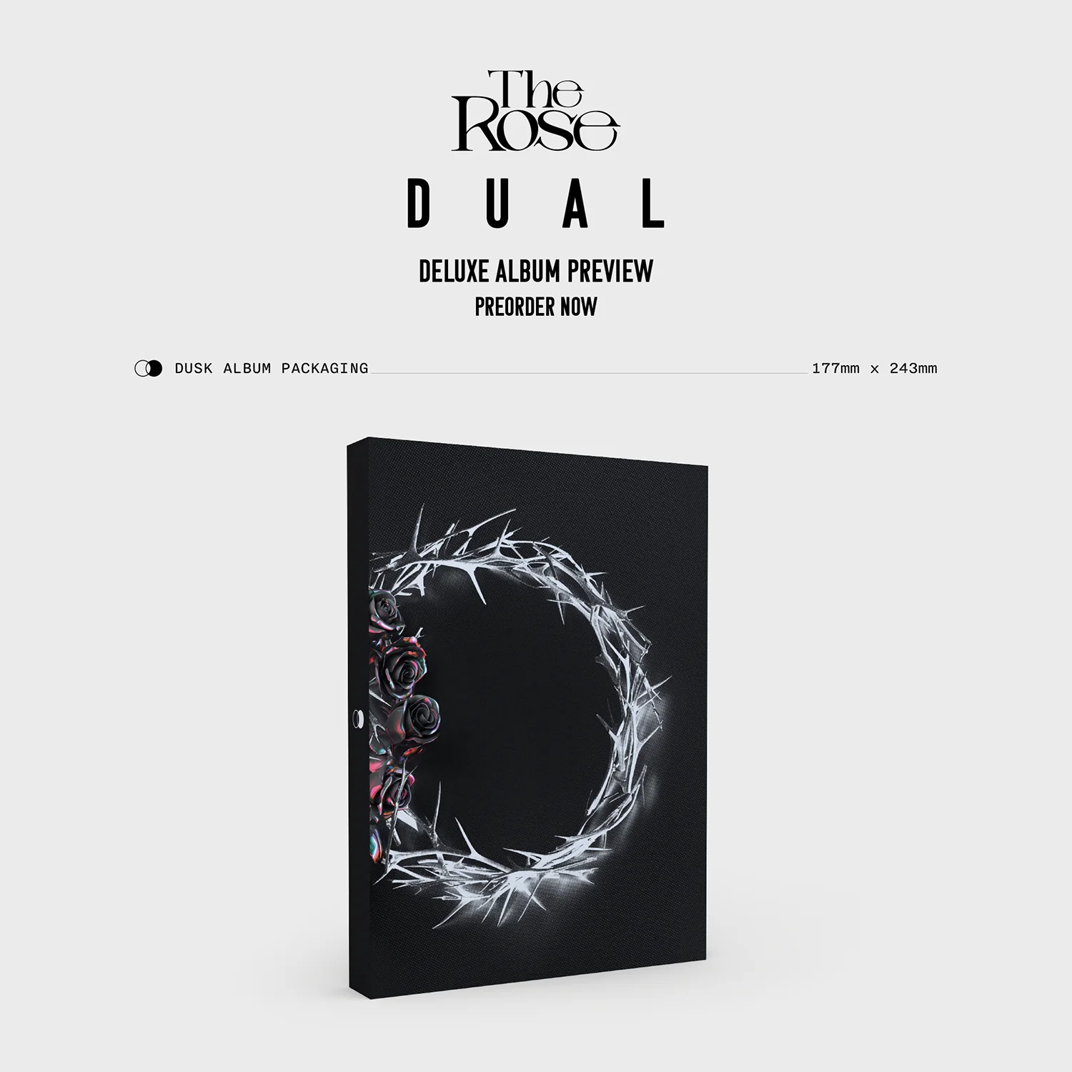 [EU/UK] The Rose 2nd Full Album 'DUAL' Deluxe Box Album (Dusk Ver.)