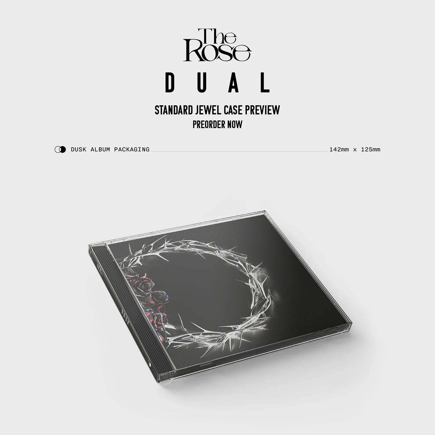 [EU/UK] The Rose 2nd Full Album 'DUAL' Jewel Case Album (Dusk Ver.)