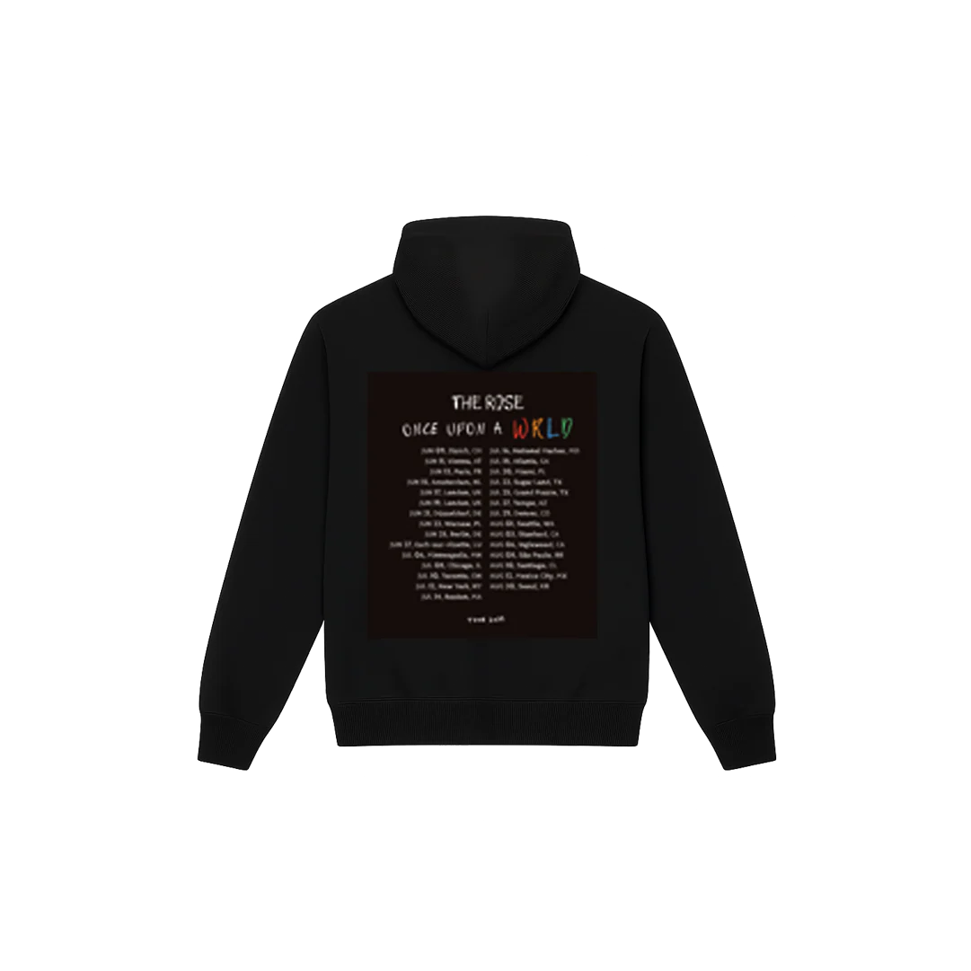 [Global] The Rose 'Once Upon a WRLD' Tour Black Hoodie - Image 3