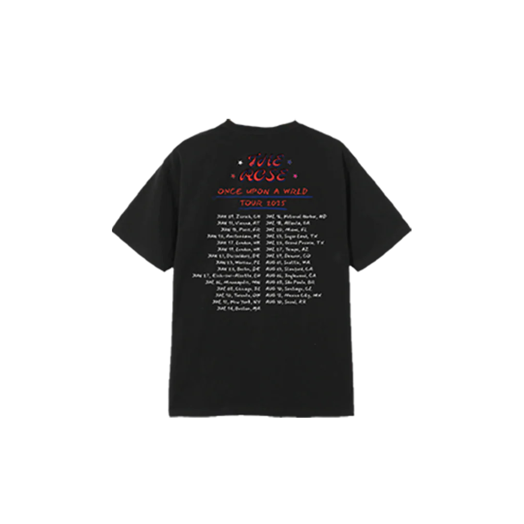 [Global] The Rose 'Once Upon a WRLD' Tour Black T-shirts - Image 3